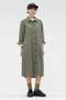 COTTON CUPRA PLAINWEAVE DRESS マーガレット・ハウエル/MARGARET HOWELL