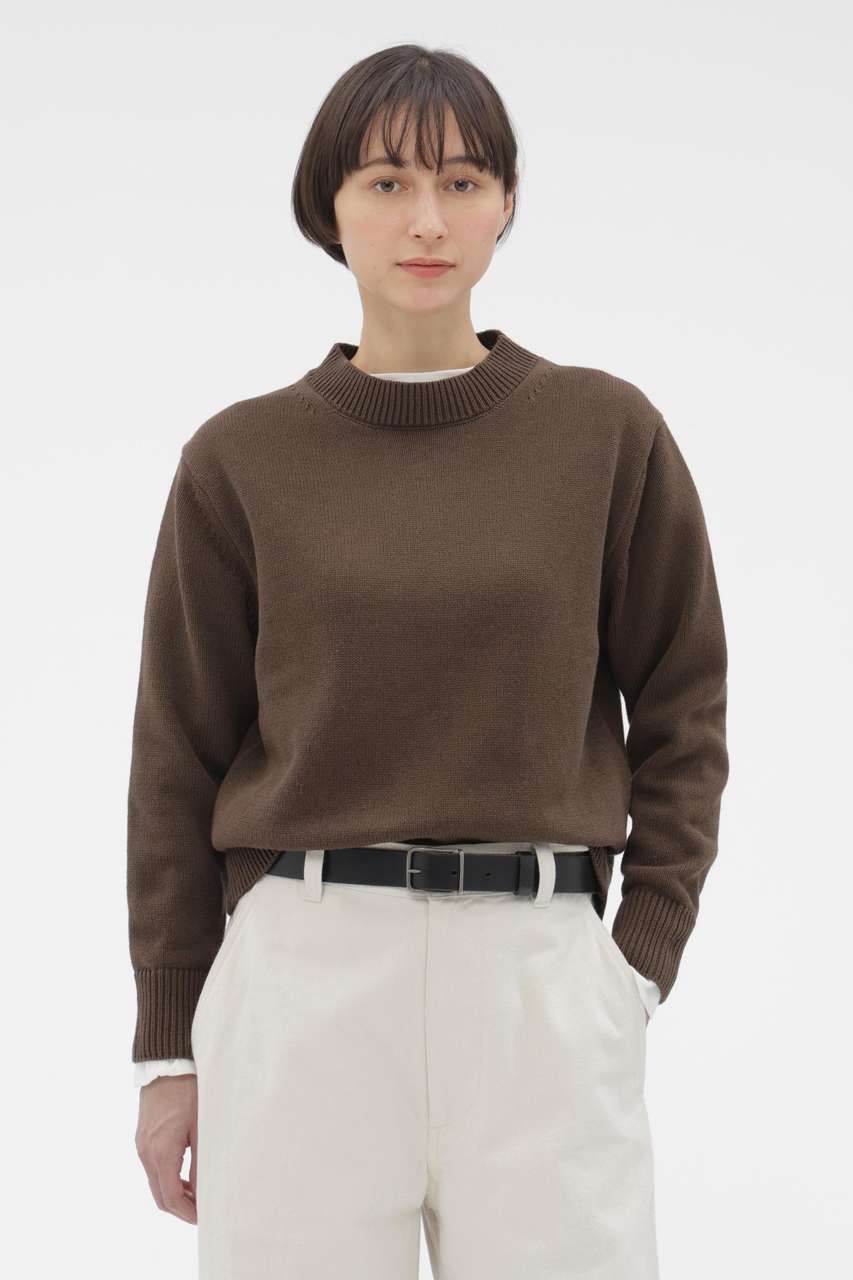 マーガレット・ハウエル/MARGARET HOWELLのSPORTS COTTON KNITWEAR(ブラウン/5956163200)