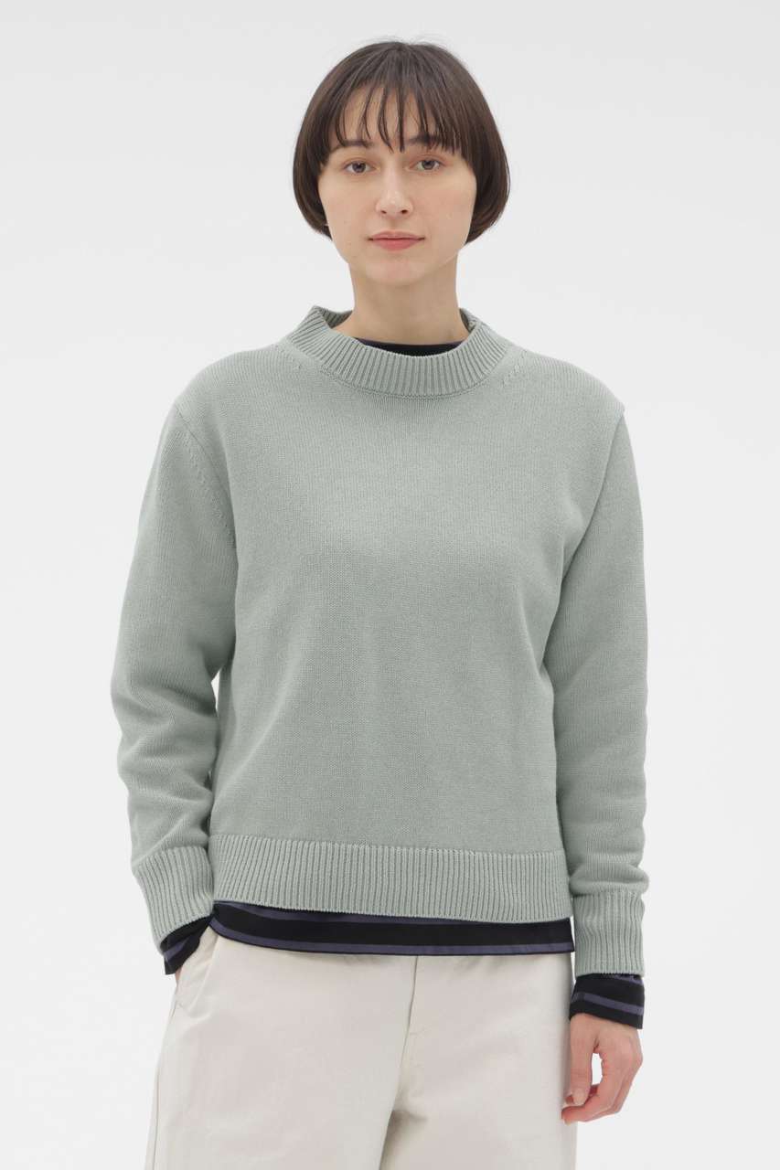 マーガレット・ハウエル/MARGARET HOWELLのSPORTS COTTON KNITWEAR(グリーン/5956163200)