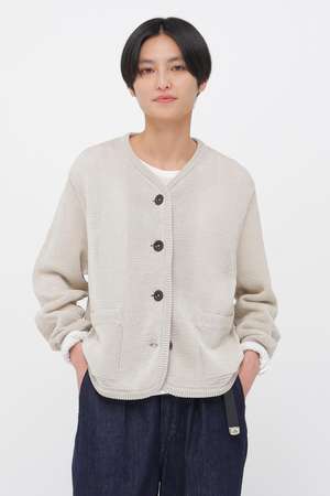マーガレット・ハウエル/MARGARET HOWELLのCOATED COTTON KNITWEAR(110300/110303)