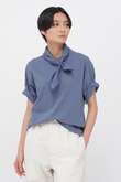 UPCYCLED COTTON JERSEY TOP