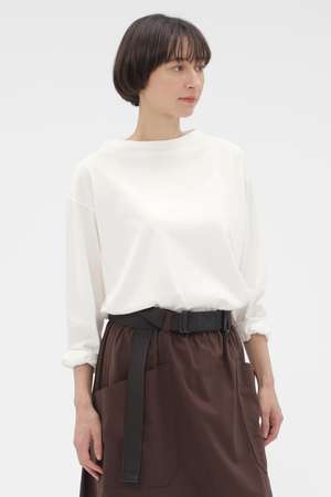 マーガレット・ハウエル/MARGARET HOWELLのSMOOTH COTTON JERSEY TOP(110100/110103)