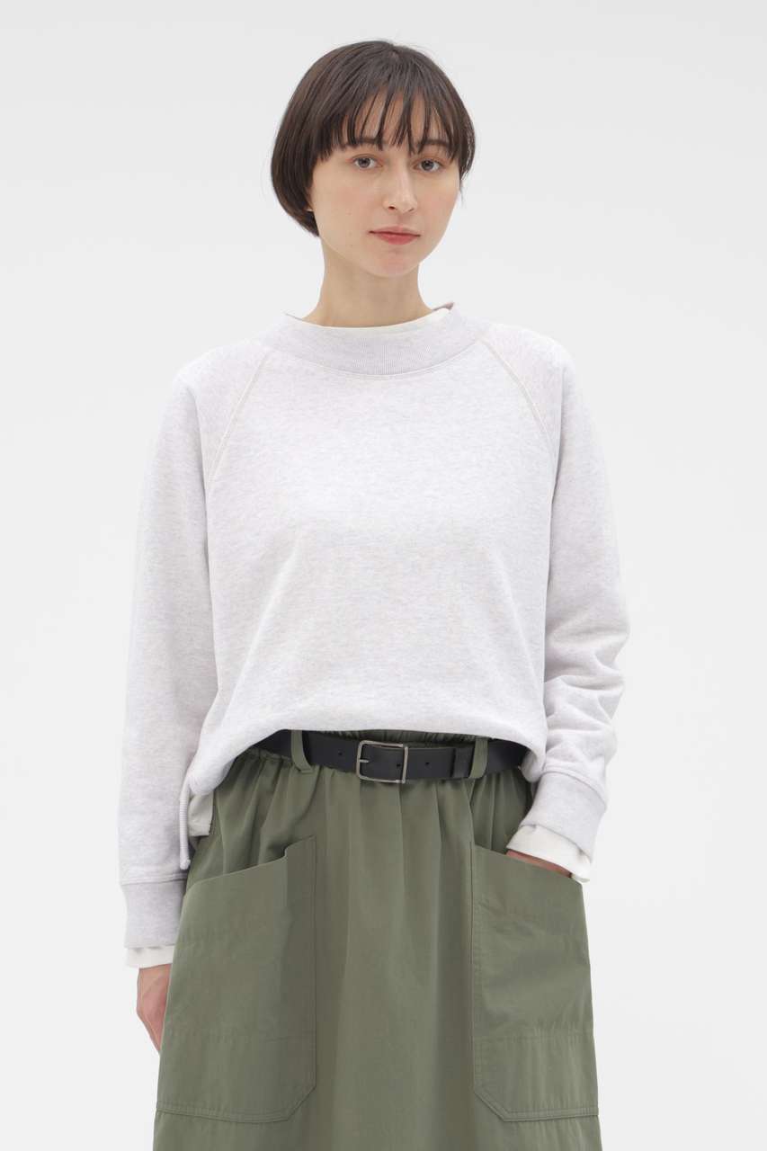 マーガレット・ハウエル/MARGARET HOWELLのSOFT COTTON LOOPBACK TOP(グレー/5956169202)