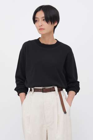 マーガレット・ハウエル/MARGARET HOWELLのFINE COTTON RIB JERSEY TOP(110100/110103)