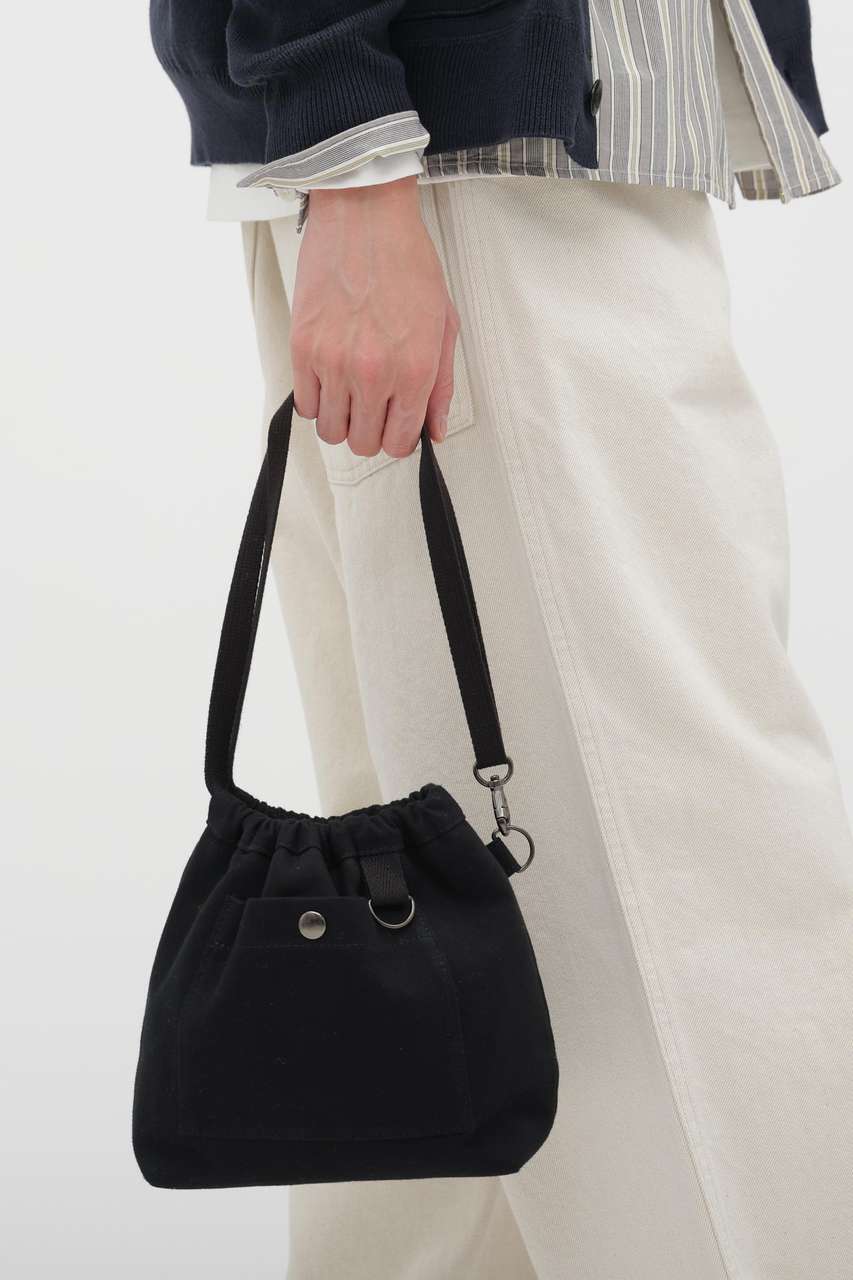 MARGARET HOWELL(マーガレット・ハウエル)｜DRY COTTON SUEDE/ブラック