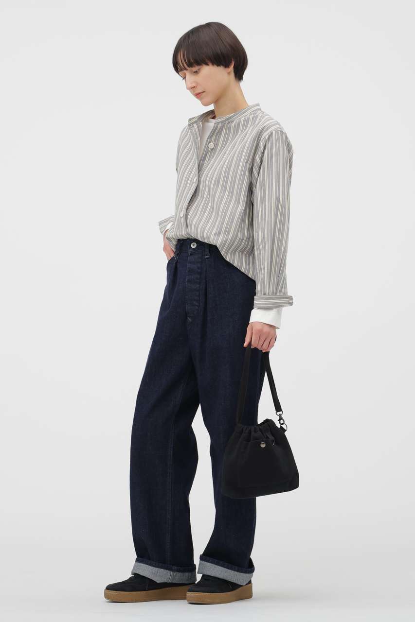MARGARET HOWELL(マーガレット・ハウエル)｜DRY COTTON SUEDE/ブラック