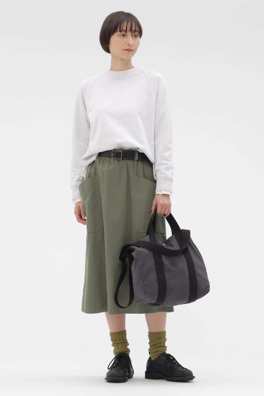 MARGARET HOWELL(マーガレット・ハウエル)｜WORN NYLON CANVAS/グレー 