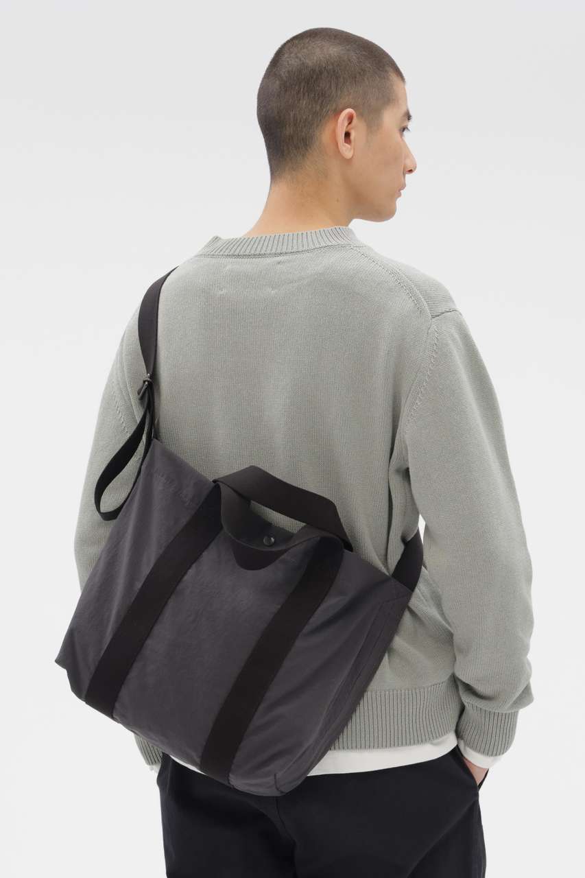 MARGARET HOWELL(マーガレット・ハウエル)｜WORN NYLON CANVAS/グレー 