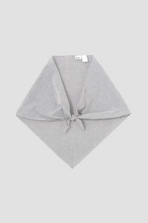 マーガレット・ハウエル/MARGARET HOWELLのTINY GINGHAM COTTON SCARF(140100/140103)
