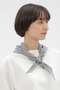 TINY GINGHAM COTTON SCARF マーガレット・ハウエル/MARGARET HOWELL