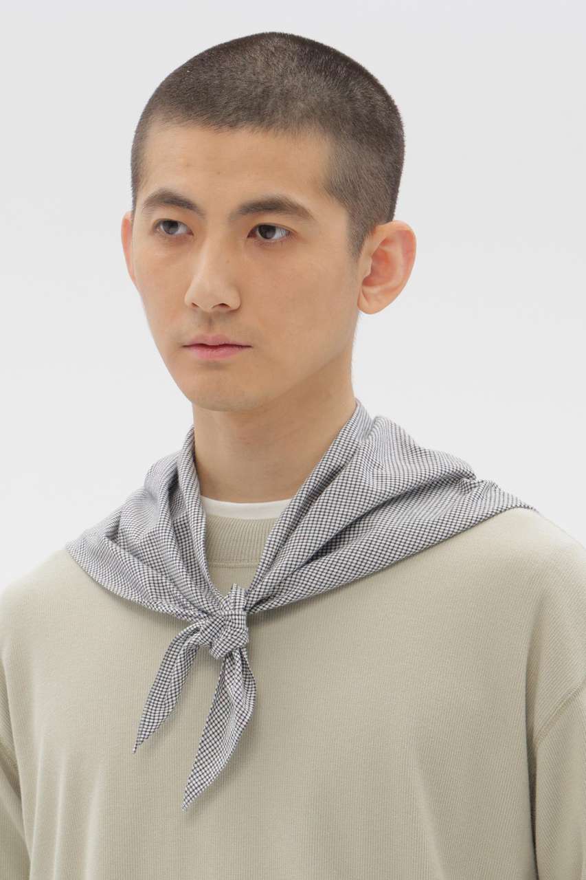 MARGARET HOWELL(マーガレット・ハウエル)｜TINY GINGHAM COTTON SCARF