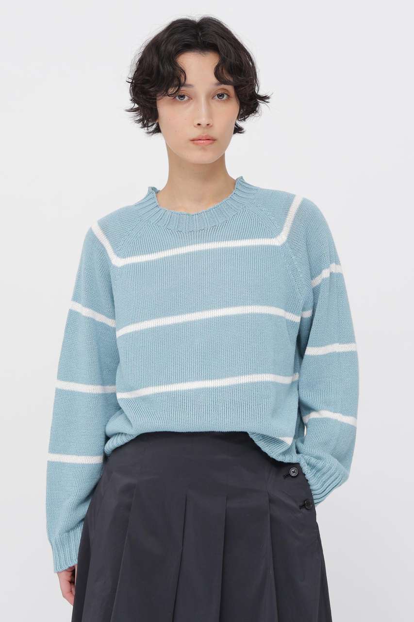 マーガレット・ハウエル/MARGARET HOWELLのLINEN COTTON KNITWEAR(グリーン/5786163208)