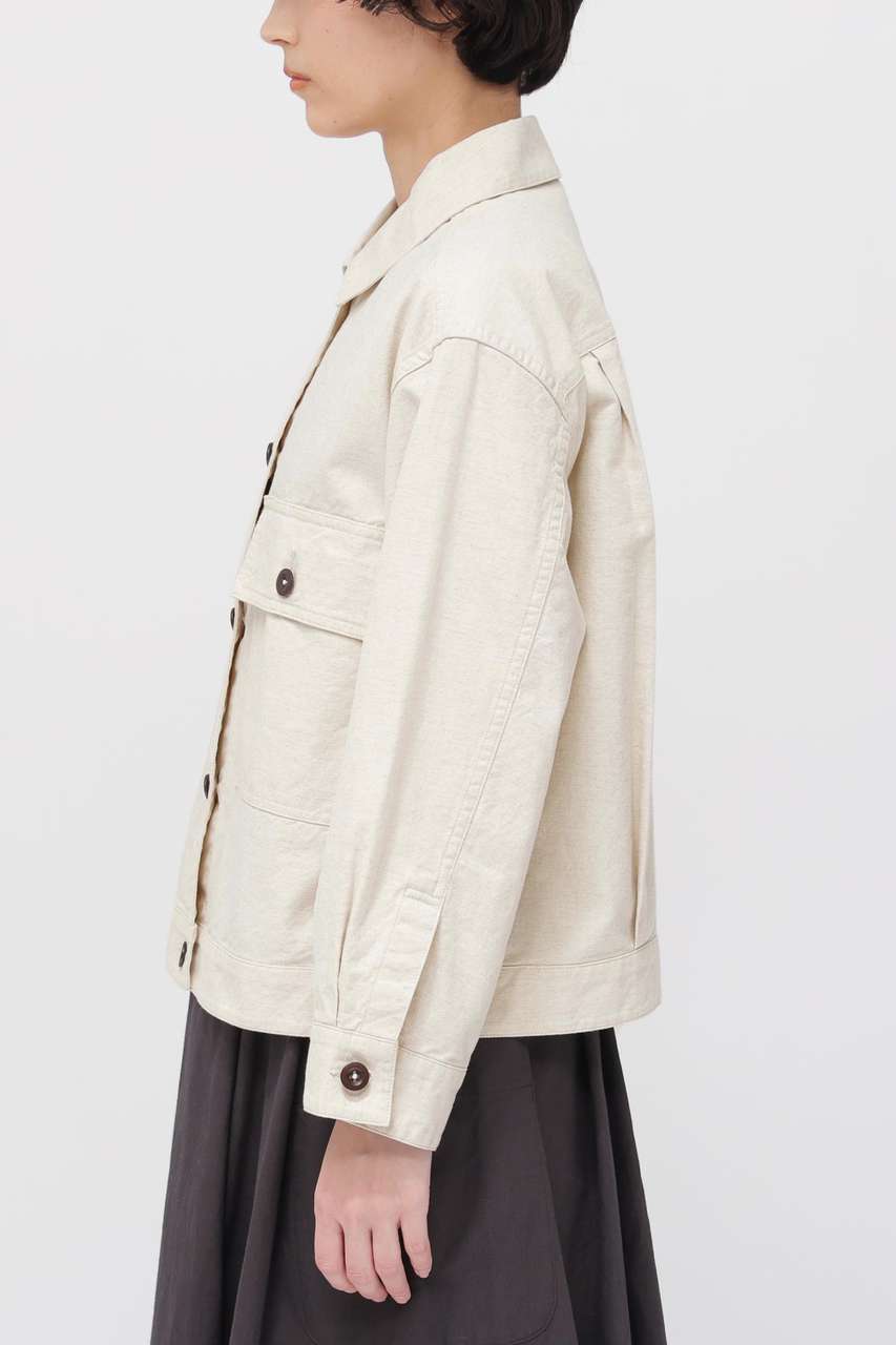 MARGARET HOWELL✨ブルゾン　ウエストコード　リネン混　ベージュ　L MARGARET HOWELL(マーガレット・ハウエル)｜BELGIAN LINEN COTTON