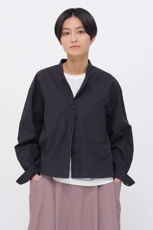マーガレット・ハウエル/MARGARET HOWELLのCOTTON RAMIE POPLIN SHIRT(110400/110403)
