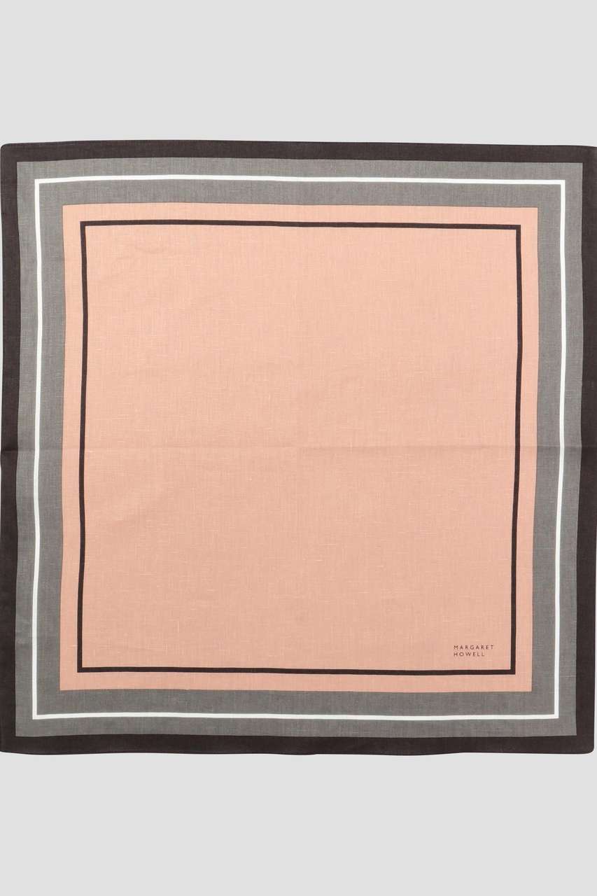 マーガレット・ハウエル/MARGARET HOWELLのFRAME HANKY(ピンク/5896181201)