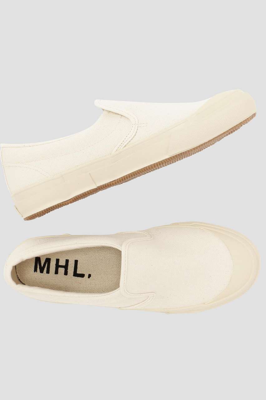 マーガレット・ハウエル/MARGARET HOWELLのCOTTON CANVAS SLIP-ON SHOES(ベージュ/5956170200)