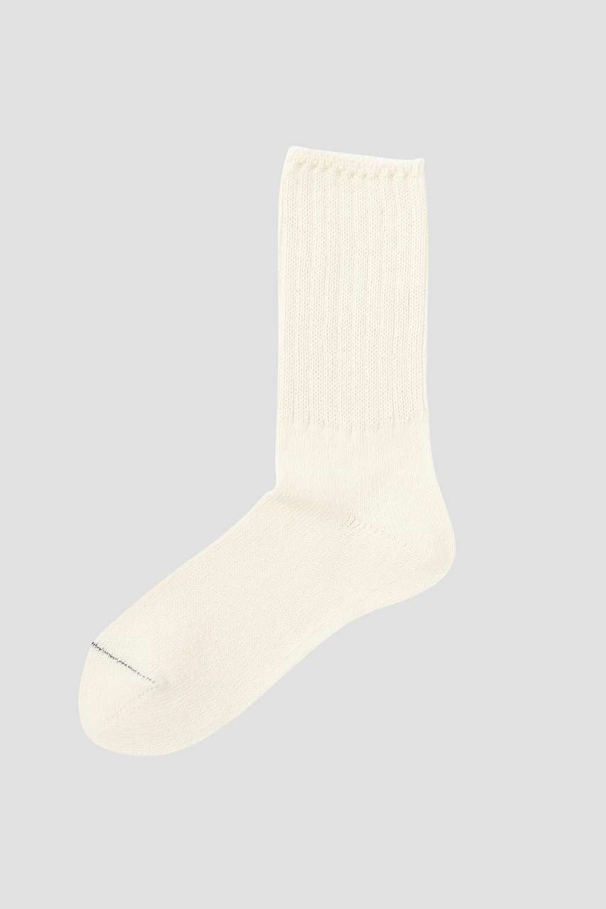 マーガレット・ハウエル/MARGARET HOWELLのWA-SHI COTTON RIB SOCKS(ホワイト/5956179203)