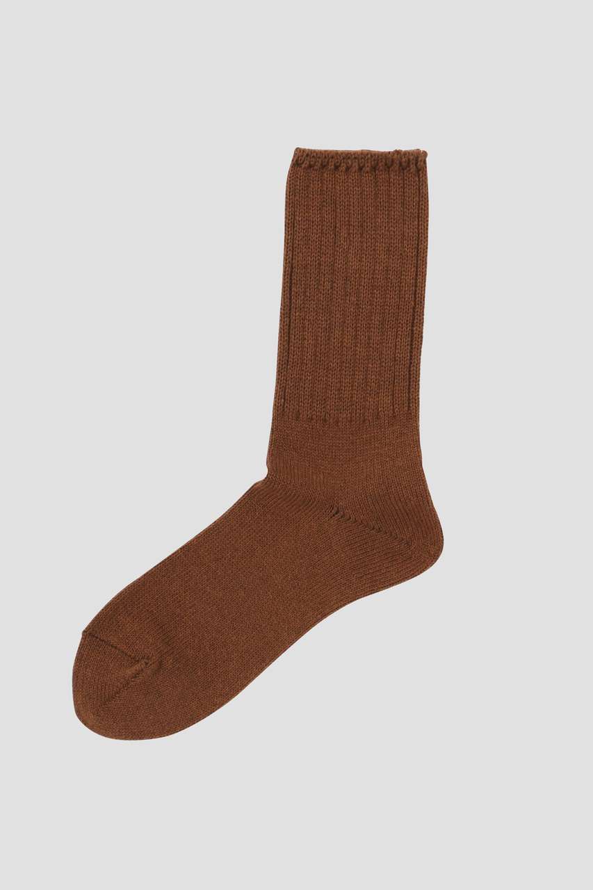 マーガレット・ハウエル/MARGARET HOWELLのWA-SHI COTTON RIB SOCKS(レッド/5956179203)