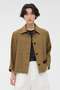 【予約販売】FADED LINEN BLOUSON マーガレット・ハウエル/MARGARET HOWELL ブラウン