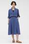 LIGHT WEIGHT LINEN SKIRT マーガレット・ハウエル/MARGARET HOWELL ブルー