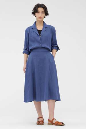 マーガレット・ハウエル/MARGARET HOWELLのLIGHT WEIGHT LINEN SKIRT(110700/110703)