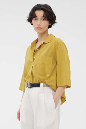 マーガレット・ハウエル/MARGARET HOWELLの【予約販売】HIGH TWISTED COTTON VOILE SHIRT(110400/110402)