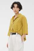 HIGH TWISTED COTTON VOILE SHIRT