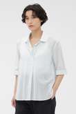 HIGH TWISTED COTTON VOILE SHIRT