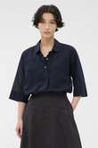 HIGH TWISTED COTTON VOILE SHIRT