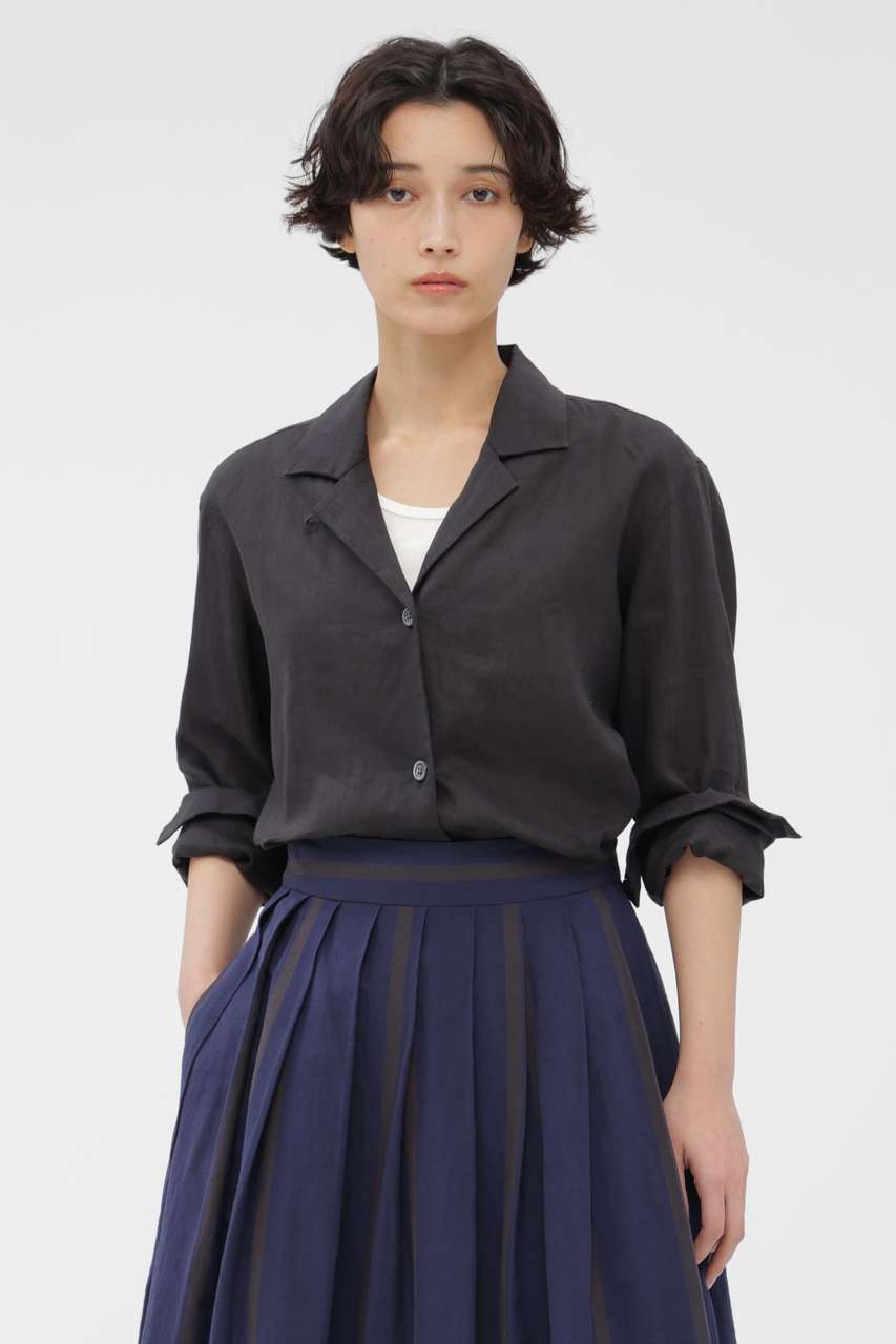 マーガレット・ハウエル/MARGARET HOWELLのLIGHT WEIGHT LINEN SHIRT(グレー/5786153214)