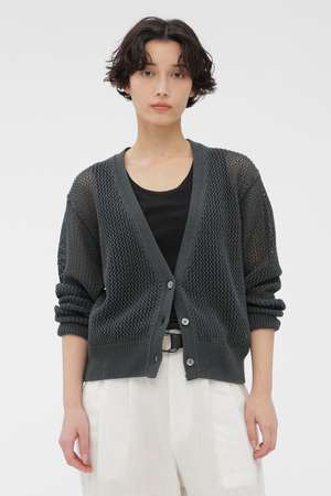 マーガレット・ハウエル/MARGARET HOWELLの【予約販売】PAPER COTTON MESH KNITWEAR(110300/110303)