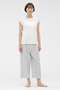 COTTON LINEN MINI STRIPE TROUSERS マーガレット・ハウエル/MARGARET HOWELL