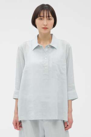 マーガレット・ハウエル/MARGARET HOWELLのSOFT LINEN SHIRT(110400/110402)