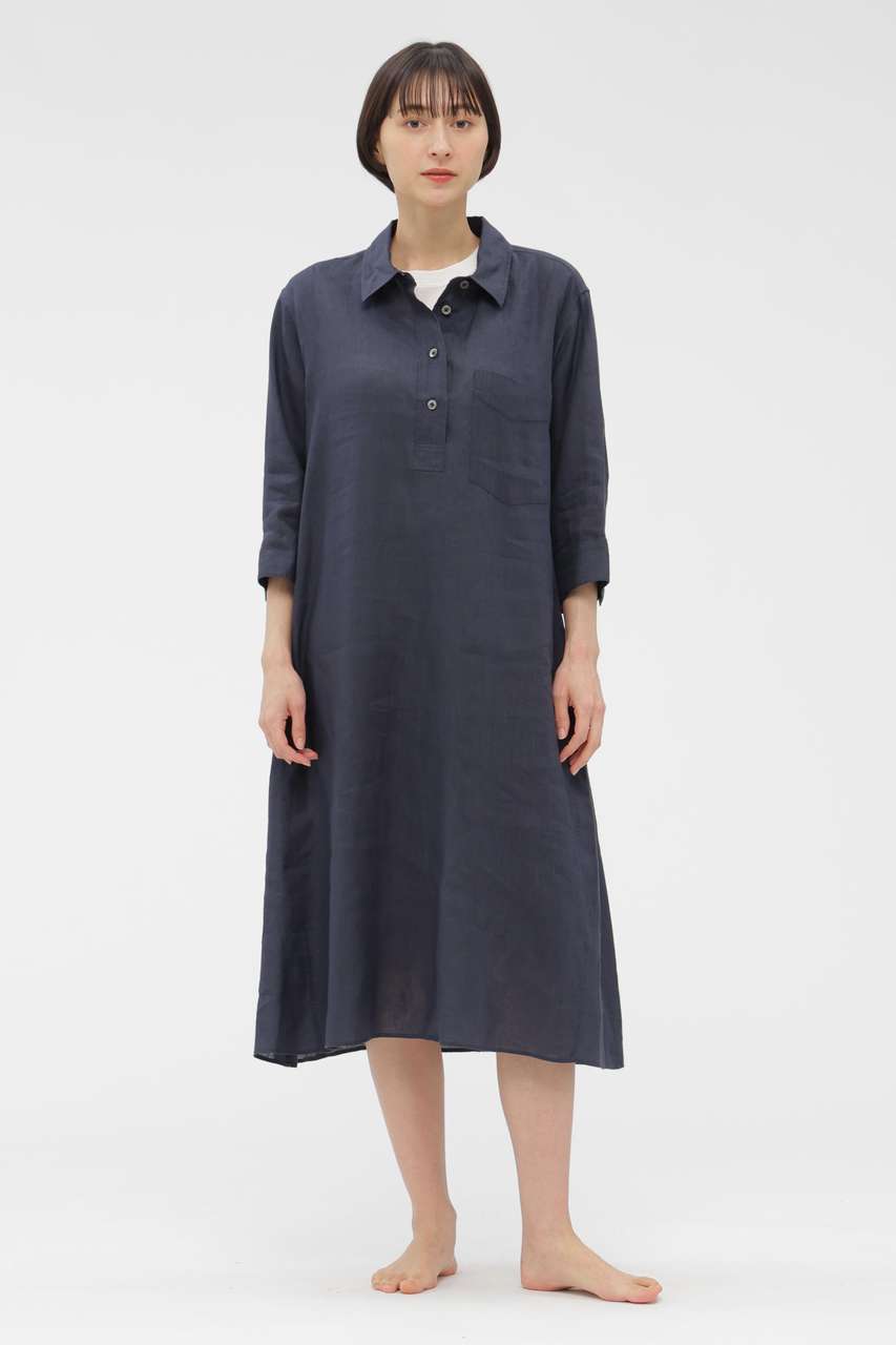 マーガレット・ハウエル/MARGARET HOWELLのSOFT LINEN DRESS(グレー/5896158202)