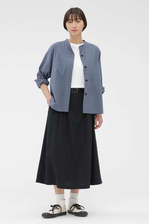 マーガレット・ハウエル/MARGARET HOWELLの【予約販売】FADED LINEN COTTON PLAINWEAVE SKIRT(110700/110702)