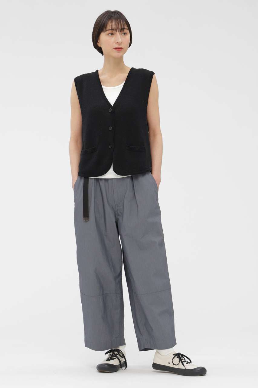 マーガレット・ハウエル/MARGARET HOWELLの【予約販売】SUPERLIGHT COTTON NYLON TROUSERS(グレー/5956143203)