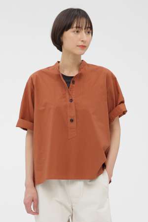 マーガレット・ハウエル/MARGARET HOWELLのCOTTON RAMIE POPLIN SHIRT(110400/110402)