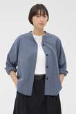 TOP DYED COTTON POPLIN SHIRT