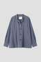 【予約販売】TOP DYED COTTON POPLIN SHIRT マーガレット・ハウエル/MARGARET HOWELL