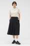 GARMENT DYED TOUGH COTTON LINEN JERSEY TOP マーガレット・ハウエル/MARGARET HOWELL