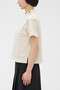 GARMENT DYED TOUGH COTTON LINEN JERSEY TOP マーガレット・ハウエル/MARGARET HOWELL