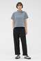 GARMENT DYED TOUGH COTTON LINEN JERSEY TOP マーガレット・ハウエル/MARGARET HOWELL