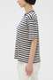 COTTON LINEN STRIPE JERSEY TOP マーガレット・ハウエル/MARGARET HOWELL