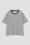 COTTON LINEN STRIPE JERSEY TOP マーガレット・ハウエル/MARGARET HOWELL