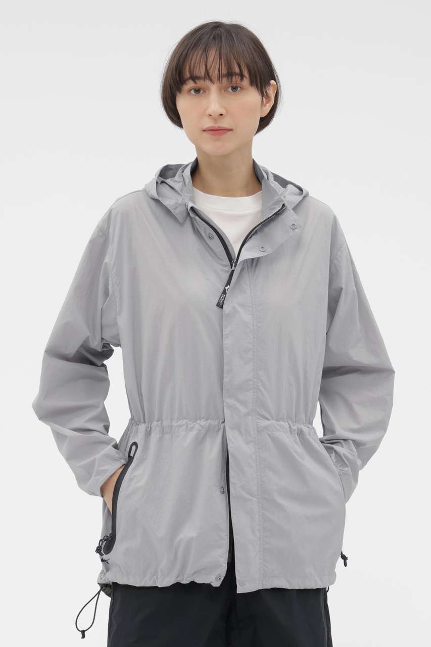 マーガレット・ハウエル/MARGARET HOWELLのRECYCLED LIGHTWEIGHT NYLON POPLIN BLOUSON(グレー/5786117005)