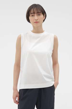 マーガレット・ハウエル/MARGARET HOWELLのHIGHDENCE PIQUE JERSEY TOP(110100/110101)