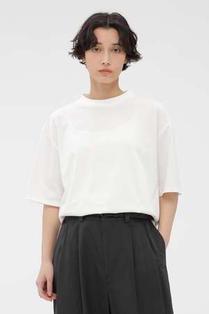 マーガレット・ハウエル/MARGARET HOWELLのLIGHT DENSE COTTON JERSEY TOP(110100/110102)