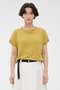 LINEN JERSEY TOP マーガレット・ハウエル/MARGARET HOWELL イエロー