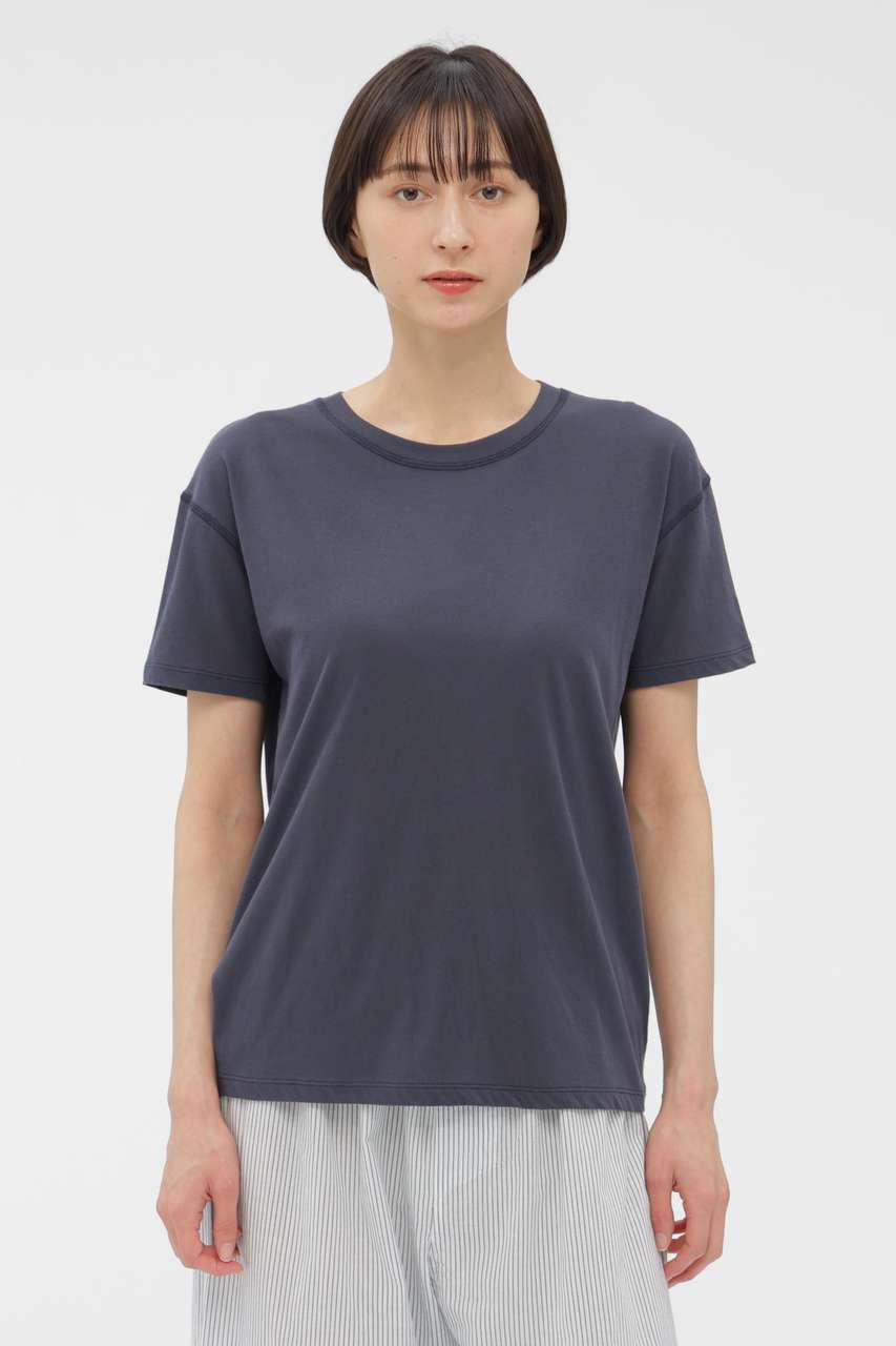 マーガレット・ハウエル/MARGARET HOWELLのSIRO SPUN COTTON JERSEY TOP(グレー/5896168203)