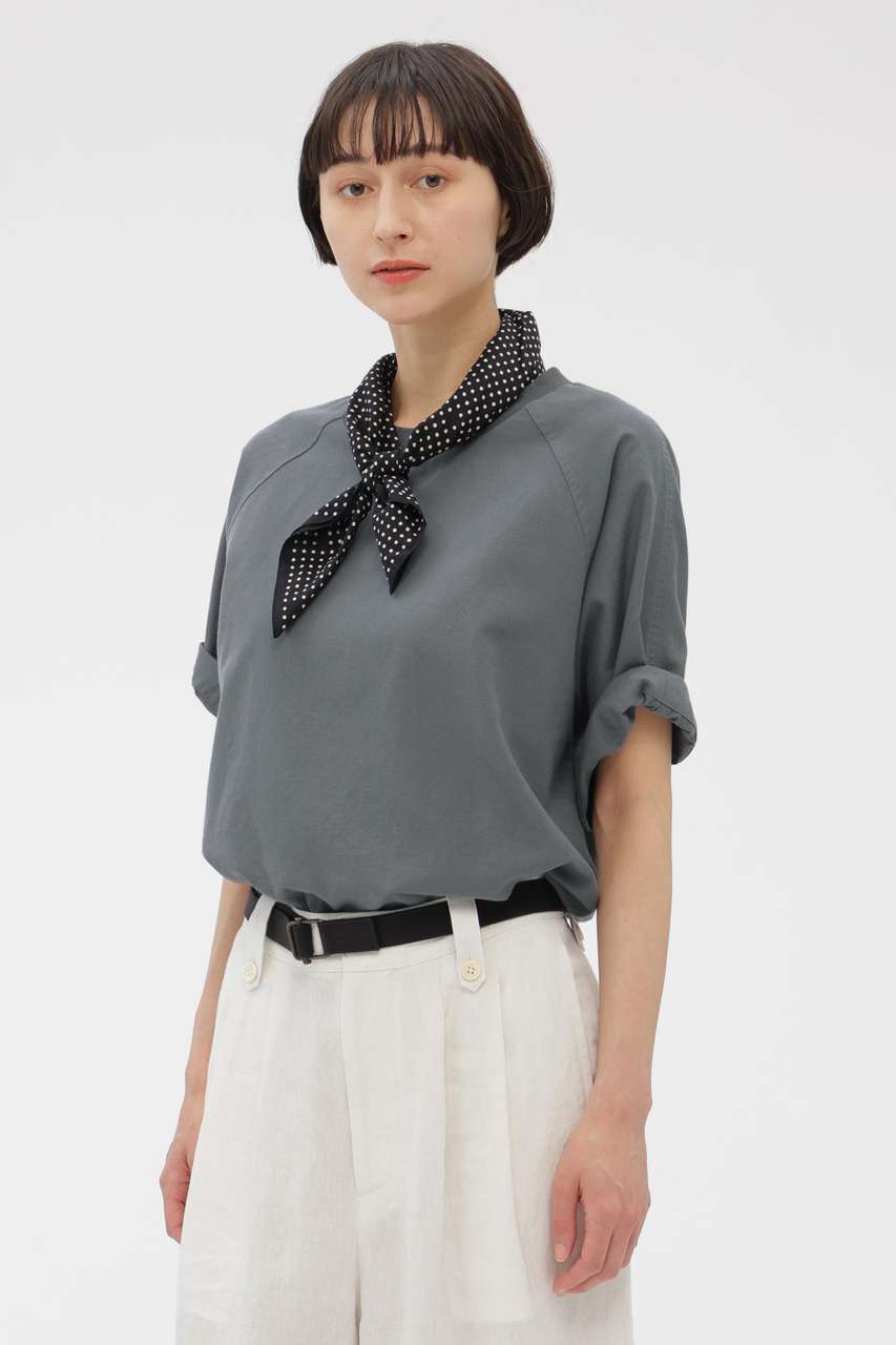 マーガレット・ハウエル/MARGARET HOWELLのWASHED OUT COTTON LINEN SHIRT(ブルー/5956152206)
